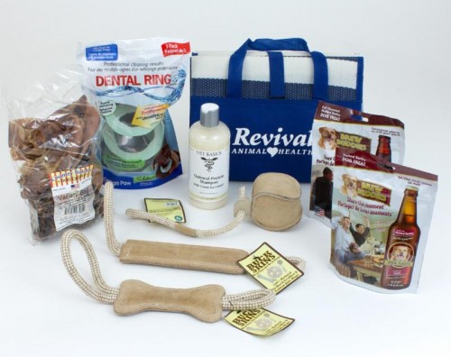 Gift package, sponsored by Revival Animal Health