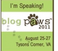 Guest speaker at BlogPaws 2011 Virginia