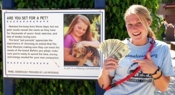 HELEN WOODWARD ANIMAL CENTER TECHNICIAN PROVES A “PAWS”ITIVE ROLE MODEL