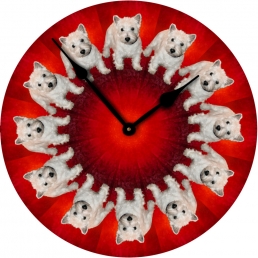 Win a 12” custom dog clock from The Clock Lady